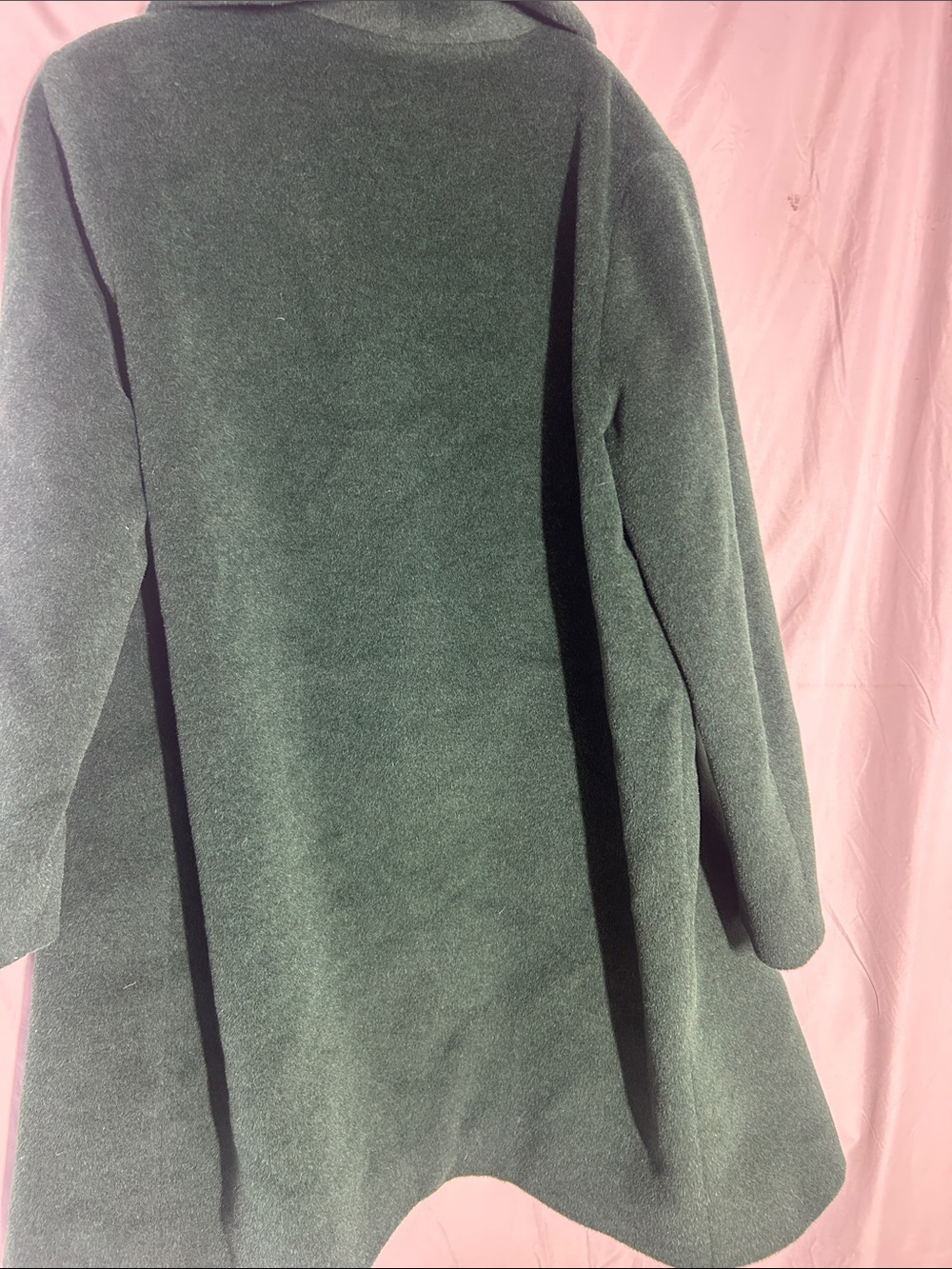 Cinzia Rocca Icons Dark Green Wool Coat